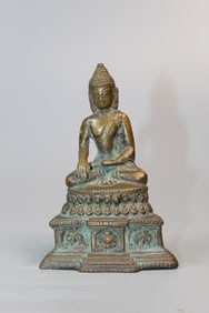 Antique Bronze Buddha Statue