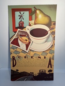 Markus Pierson "Bohemia" limited edition lithograph print