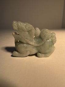 Chinese jadeite carving of a dragon