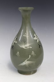 Korean Celadon Pottery Vase