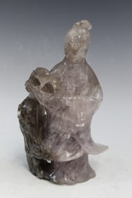 Chinese Carved Quartz Figure