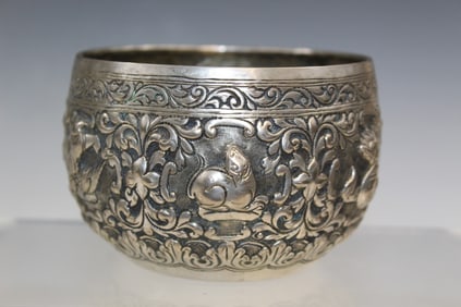Southeast Asian Silver Color Bowl