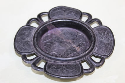 Antique Pewter Ash Tray