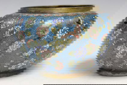 Chinese Cloisonne Jar