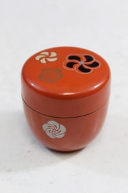 Japanese Red Lacquer Box