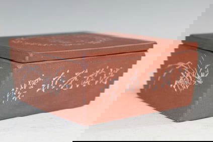 Chinese Yixing Ink box