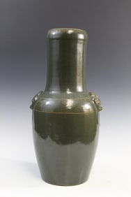 Chinese Tea-dust Glazed Porcelain Vase