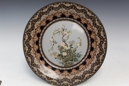 Japanese Cloisonne Charger