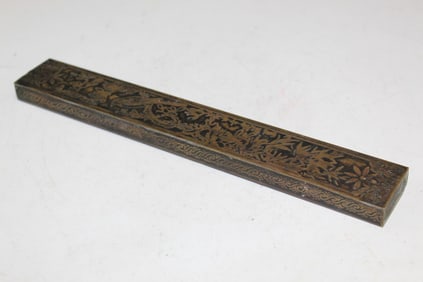 Chinese Metal Scroll Weight