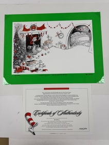 Dr seuss āIf Santa could do it then so could the grinchā limited edition print