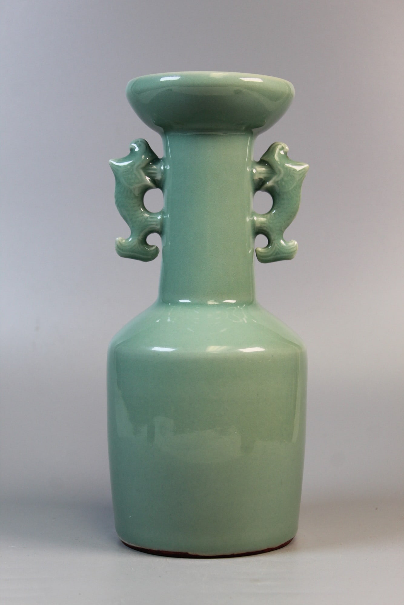 Chinese Longquan Celadon Porcelain Vase (1 of 7)