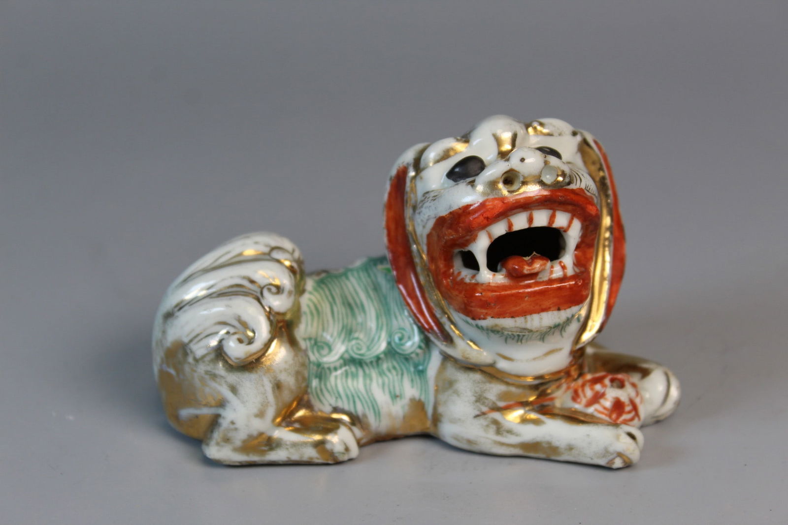 Japanese Porcelain Foo Dog Figure (1 of 6)