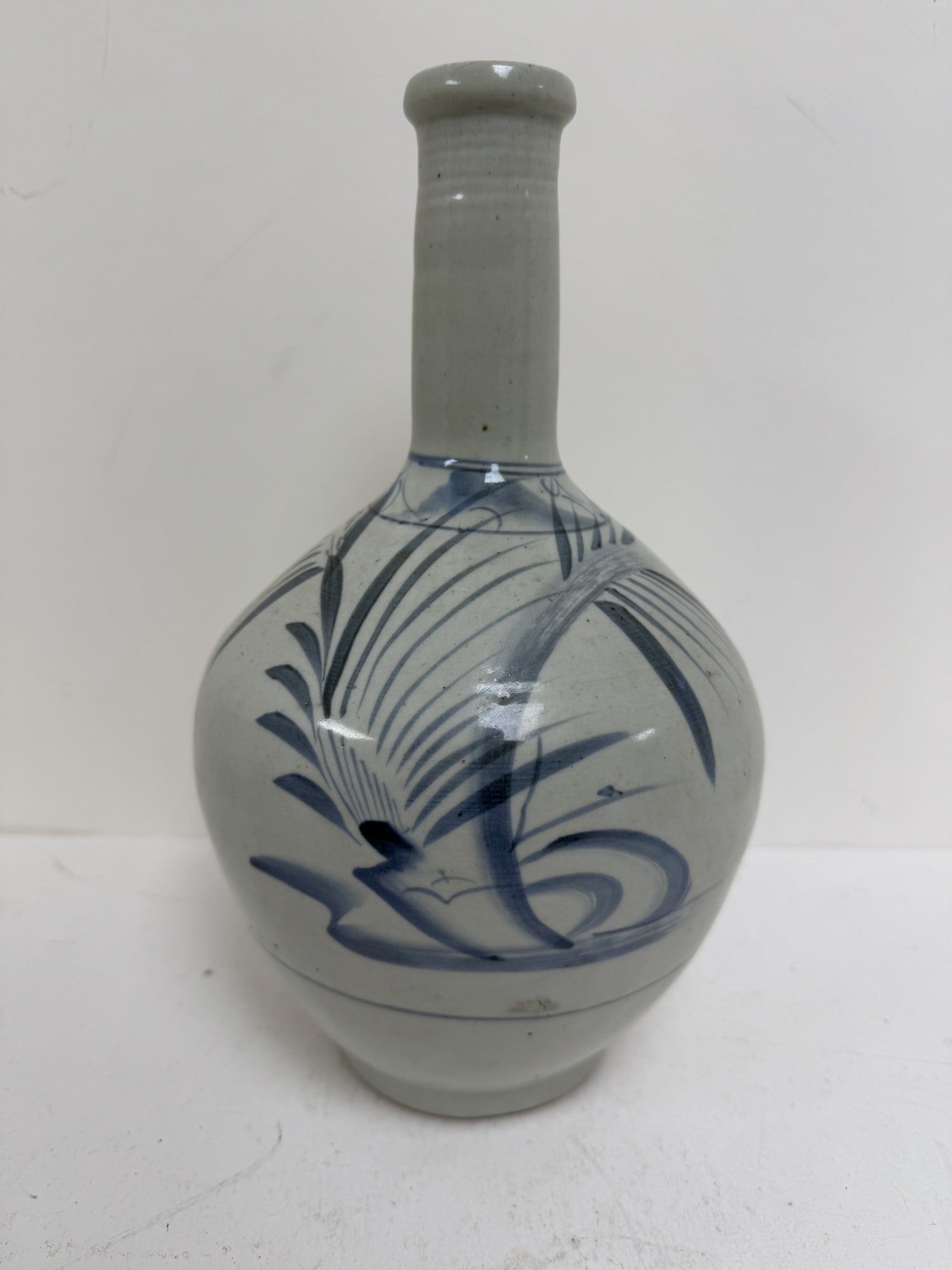 Chinese blue and white porcelain vase (1 of 3)