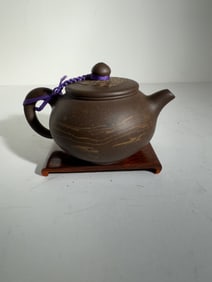 Yixing Teapot with wood stand
