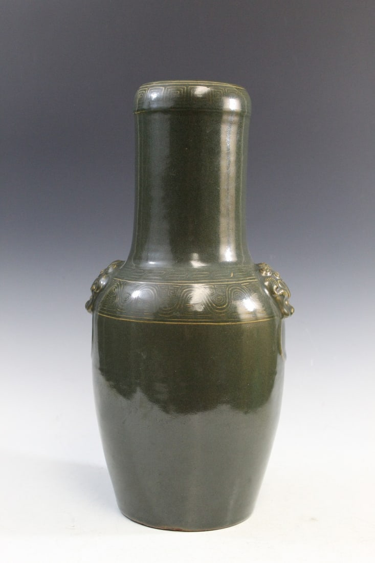 Chinese Tea-dust Glazed Porcelain Vase (1 of 6)