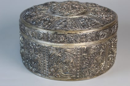 Large Chinese Silver Box