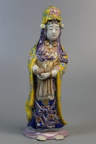 Japanese Porcelain Figure of Guanyin
