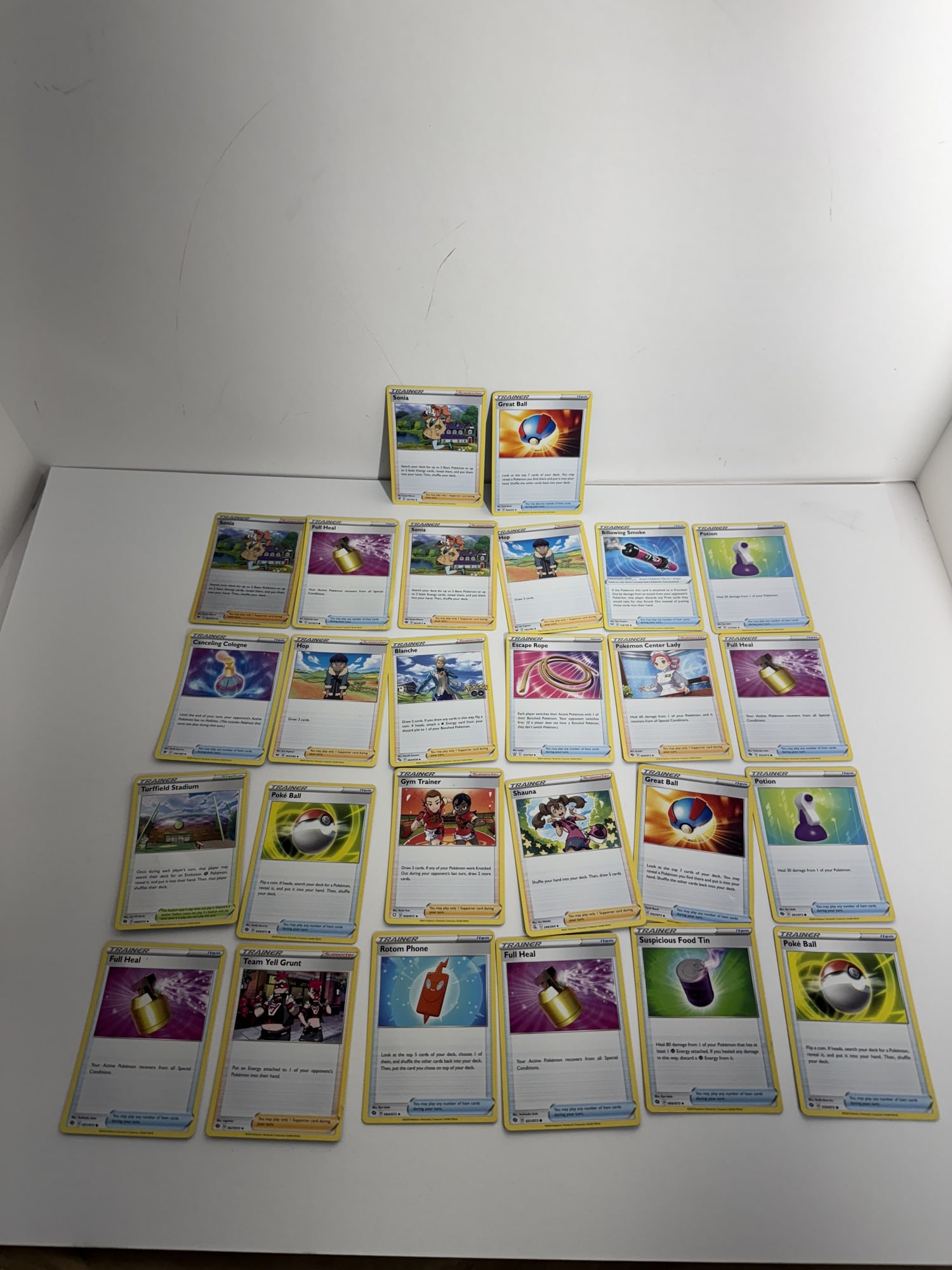 Lot of 26 pre owned Pokemon Trainer cards (1 of 2)