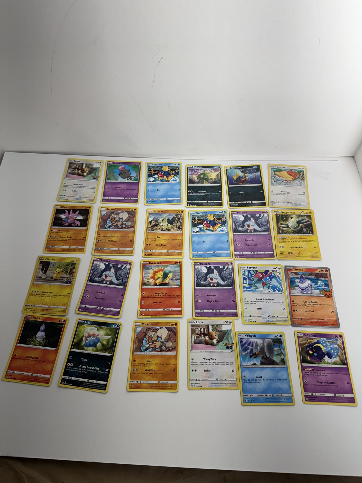 Lot of 24 pre owned Basic Pokemon cards (1 of 2)