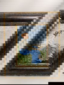 Porcelain Plaque of a Young Woman, possibly KPM