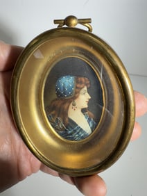 Antique Portrait Painting of a Woman
