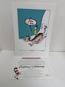 Dr. Seuss "Sam I Am" limited edition serigraph