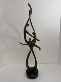 Charles Strain bronze sculpture, "Family Tree"