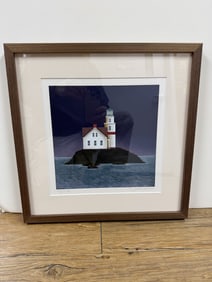 Ted Jeremenko "Night Beacon" limited edition serigraph