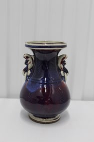 Chinese Flambe Porcelain Vase