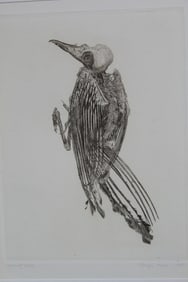 Epreuved' artiste, Engraving by Takukji Kubo, 1977.