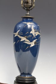 Japanese Cloisonne Vase Lamp