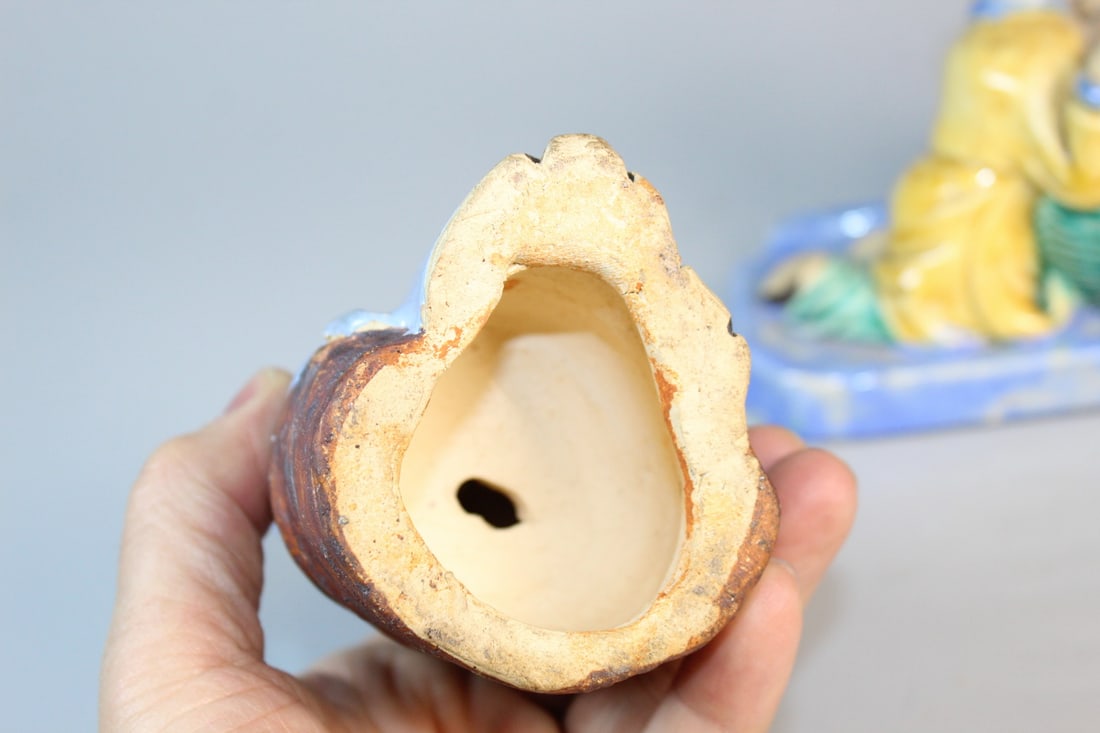 Two Chinese Pottery Figures - 6