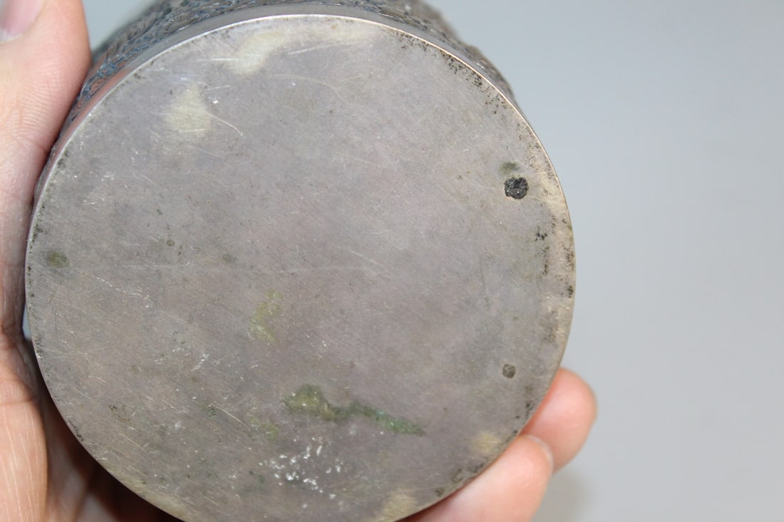 Two Asian Silver Tone Boxes - 5