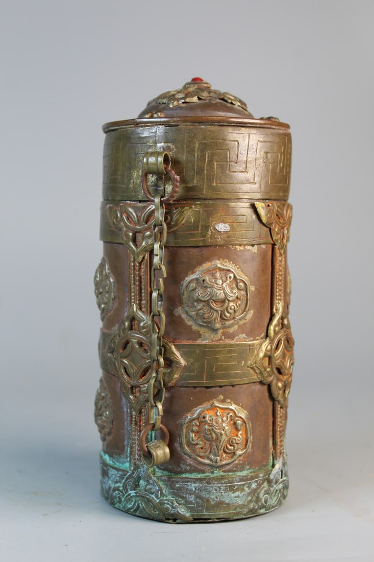 Tibetan Copper Box - 2