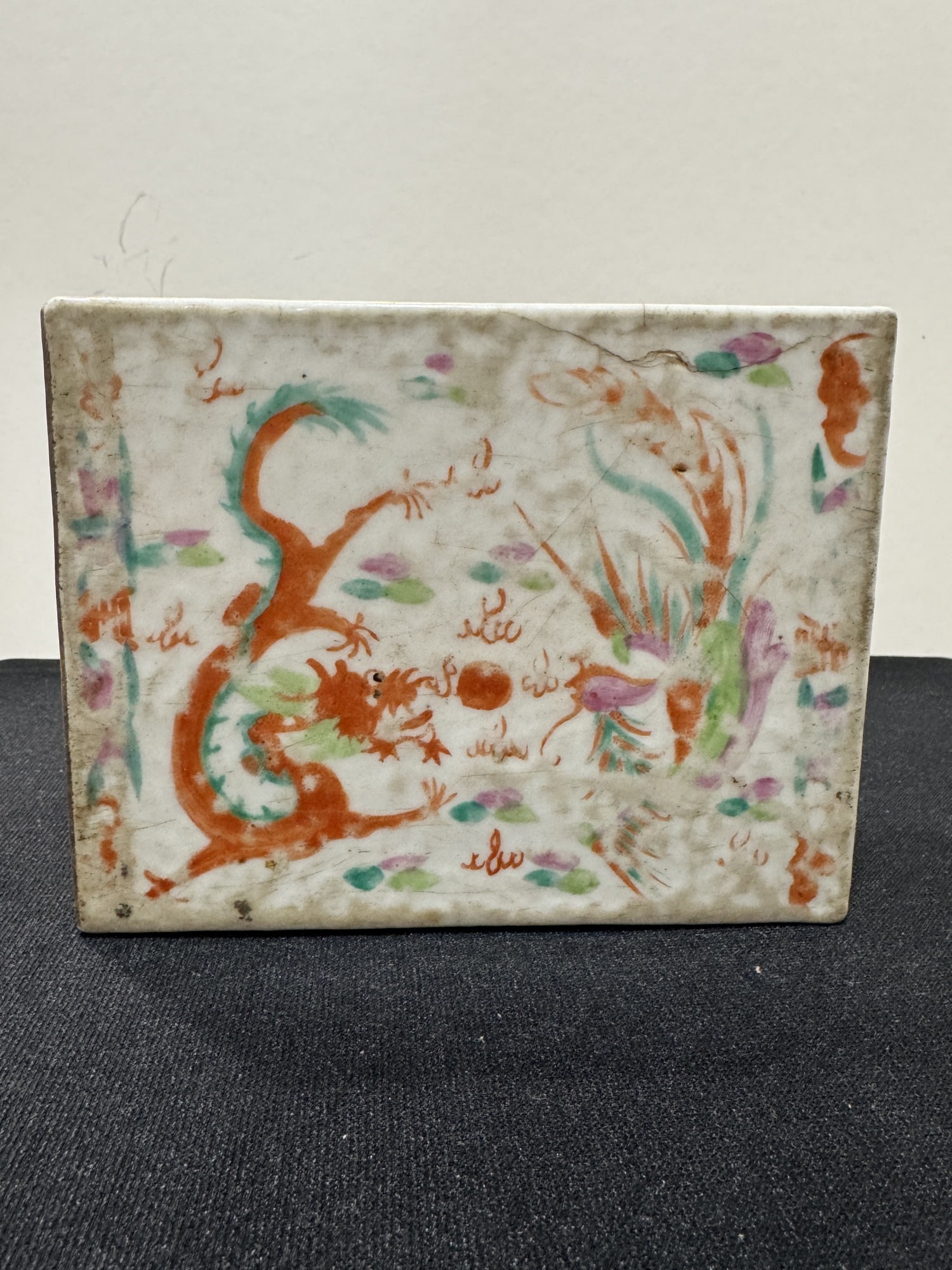 Chinese porcelain head rest (1 of 3)