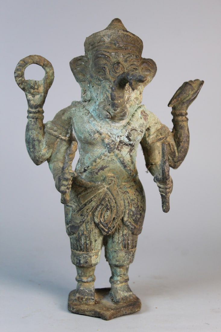 Indian Bronze Statue of Ganesha (1 of 7)