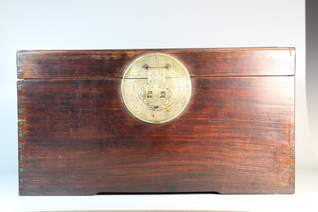 Antique Chinese Hardwood Box (1 of 9)