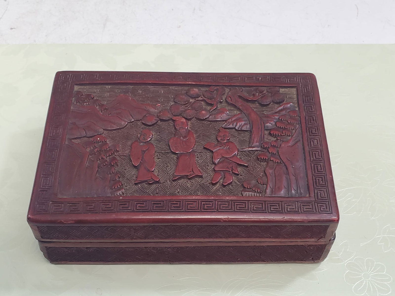 Chinese Cinnabar Box (1 of 4)