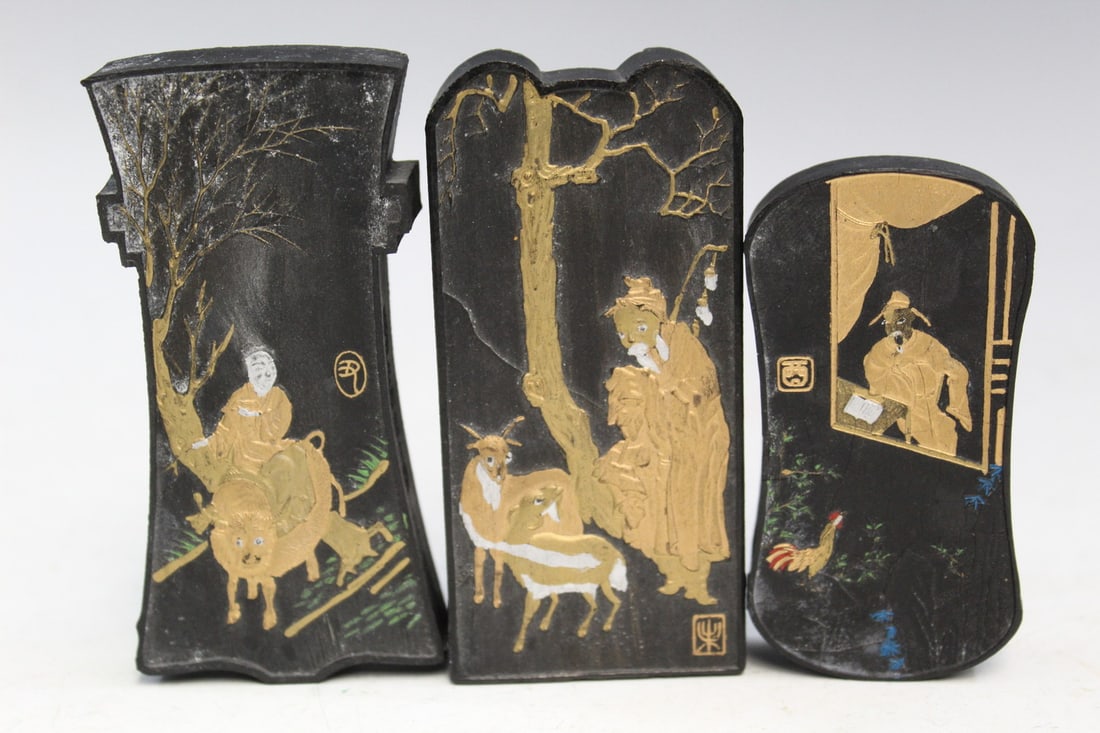 Three Chinese Ink Sticks (1 of 8)