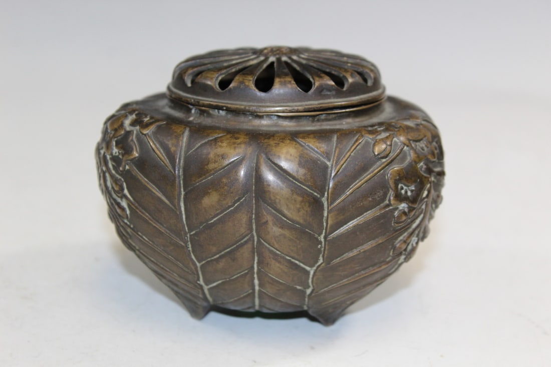Japanese Bronze Incense Burner (1 of 6)