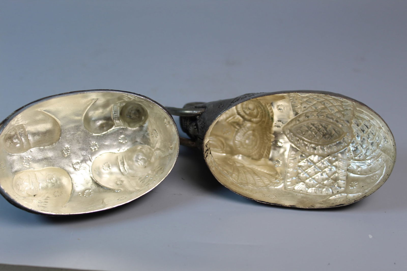 Thai Silver Tone Elephant Box - 5