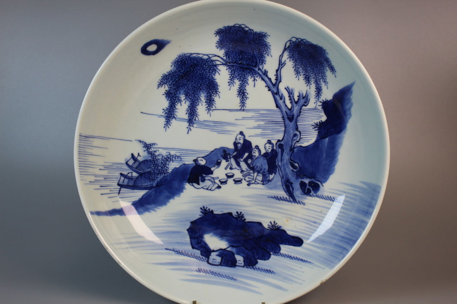 Chinese Blue and White Porcelain Dish (1 of 8)