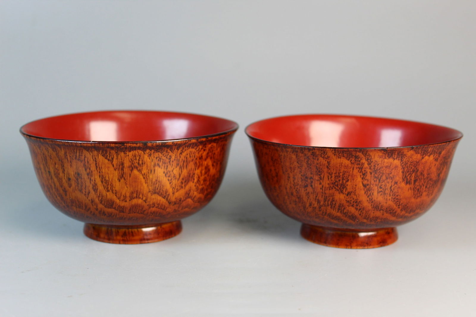 Pair of Japanese Lacquered Bowls (1 of 8)