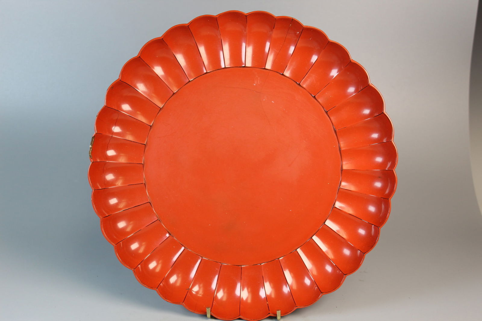 Chinese Red Lacquered Dish (1 of 8)