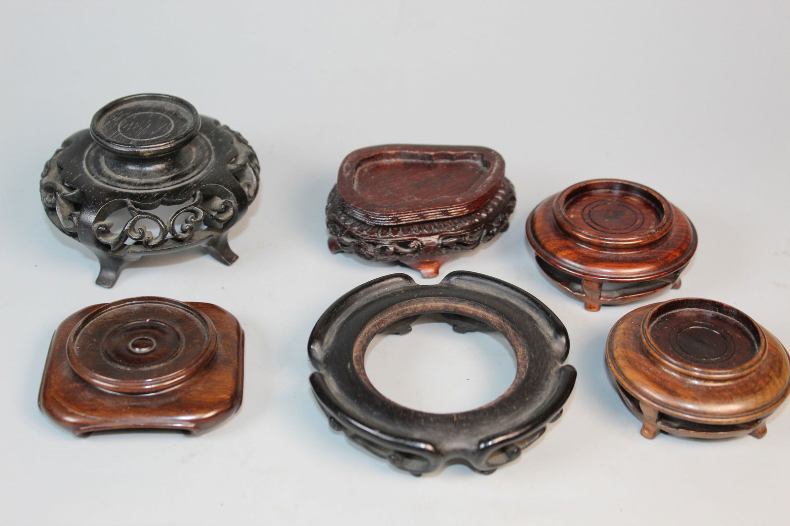Six Asian Wood Stands (1 of 6)