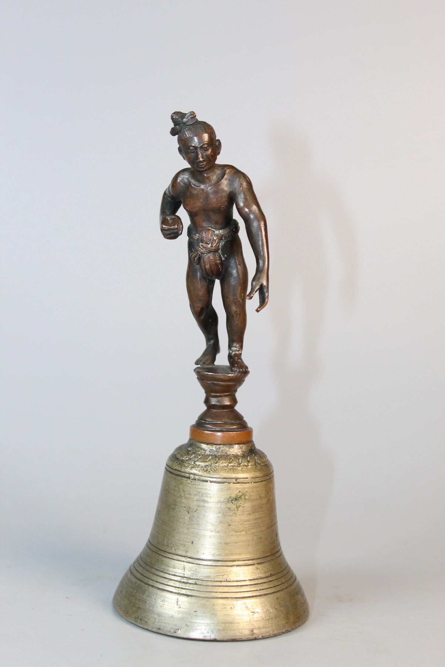 Asian Metal Bell: Asian Metal Bell. H 7".