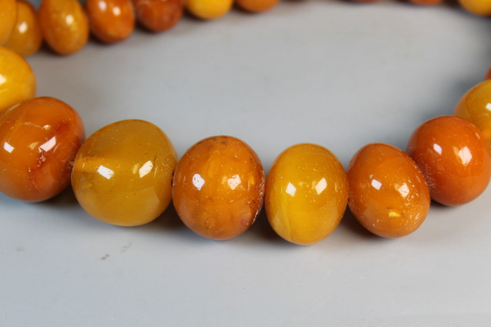 Statement Amber Beads Necklace - 3