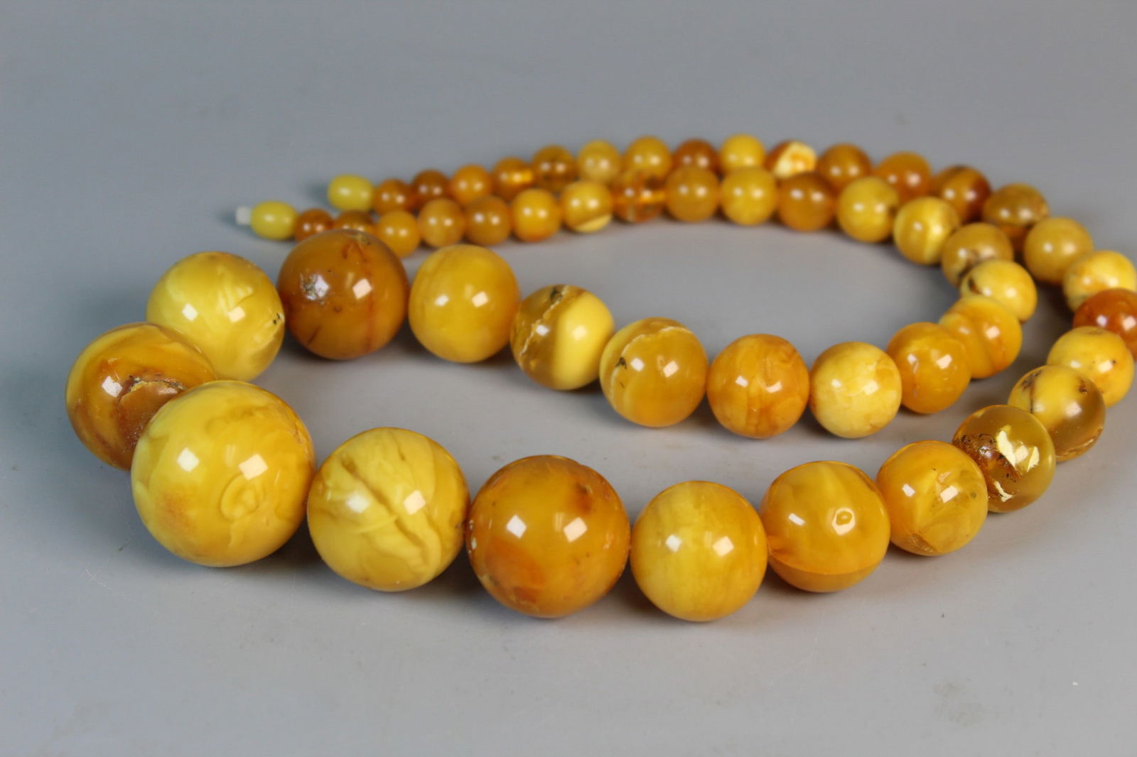 Statement Amber Beads Necklace (1 of 9)