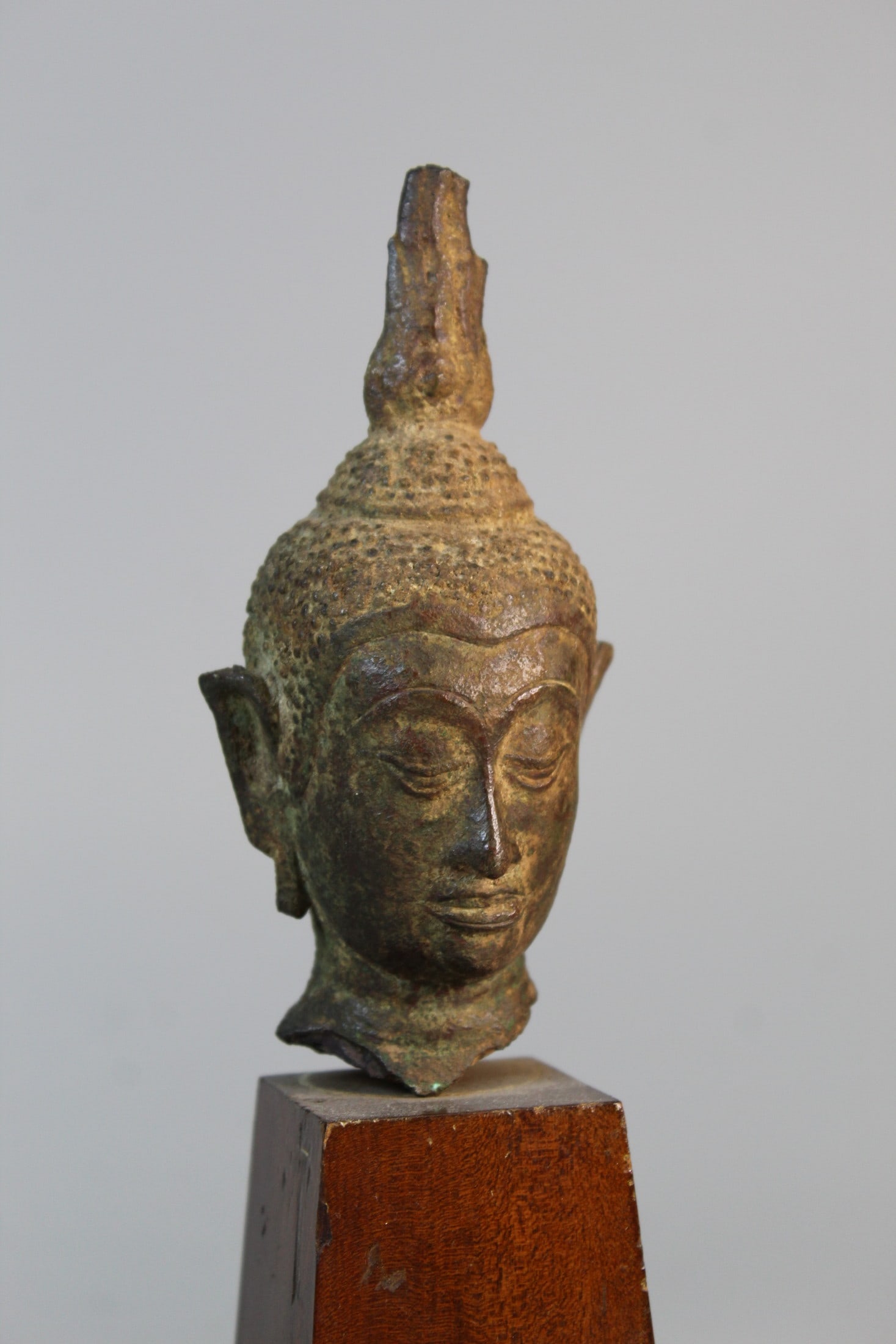 Thai Bronze Buddha Head (1 of 7)