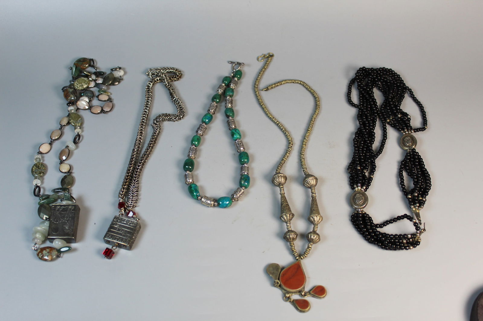 Group of Necklaces: Group of Necklaces. Longest L 40".